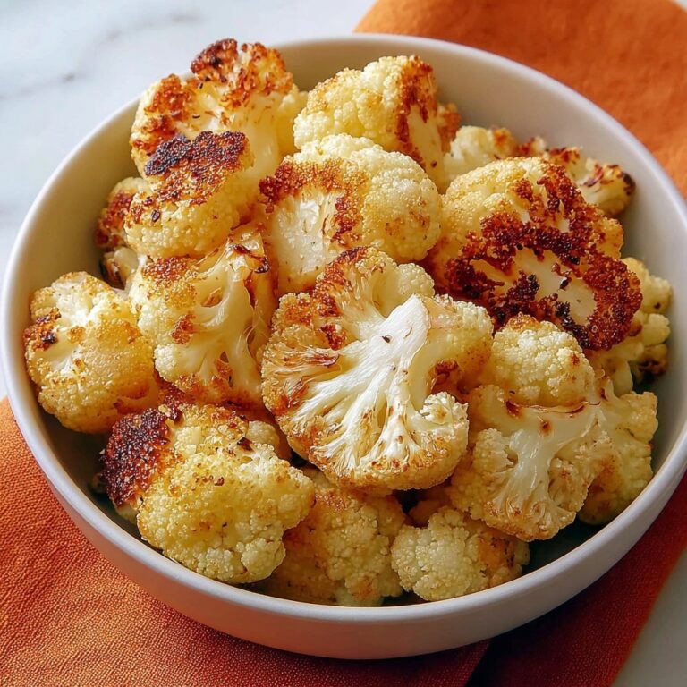 Crispy Parmesan Cauliflower Bites Recipe