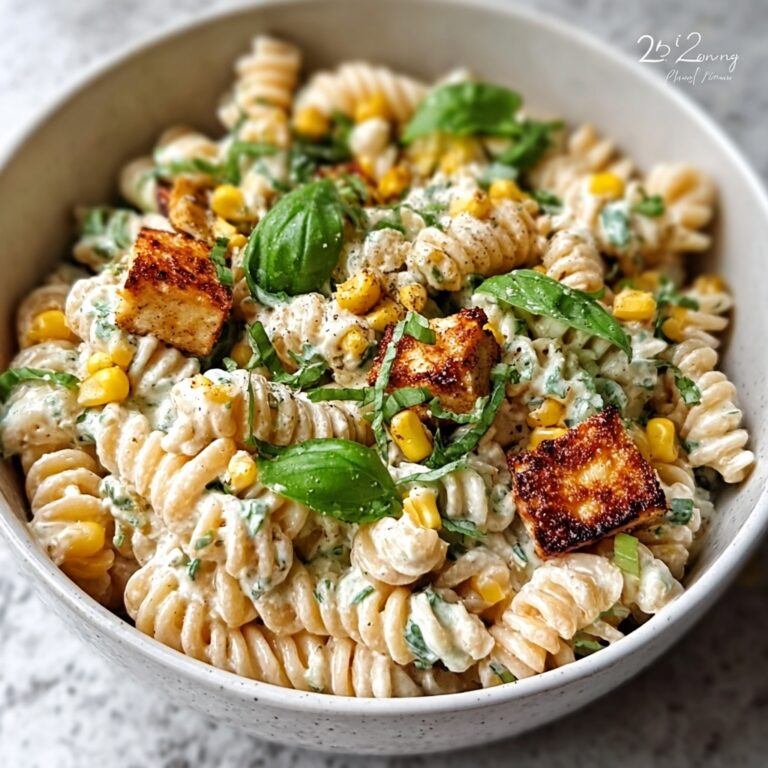 Creamy Street Corn Pasta Salad Recipe