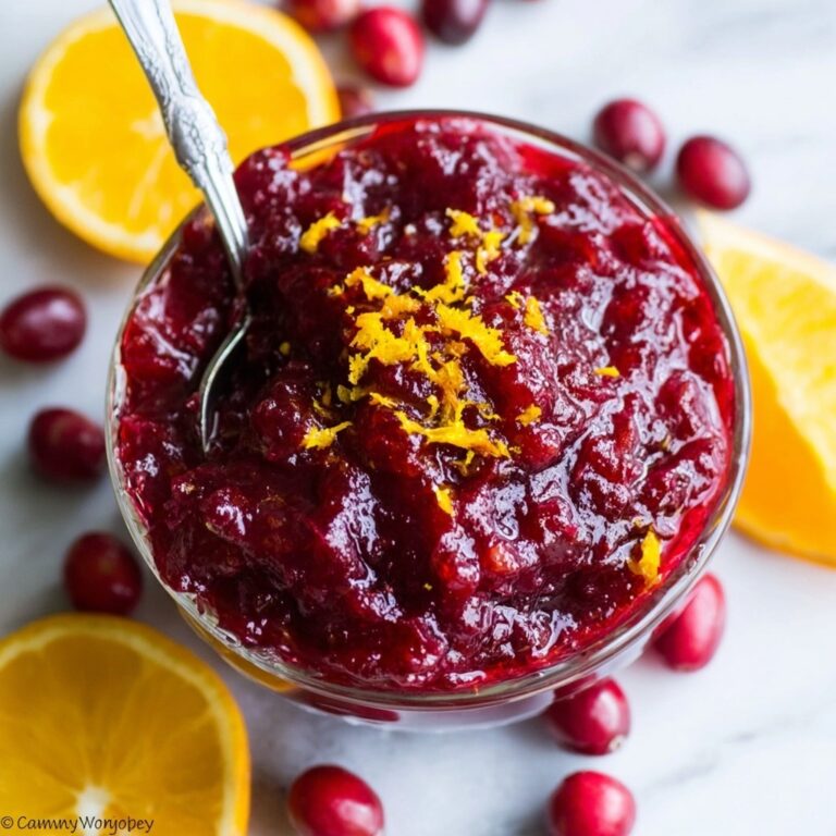 Cranberry Orange Sauce Recipe