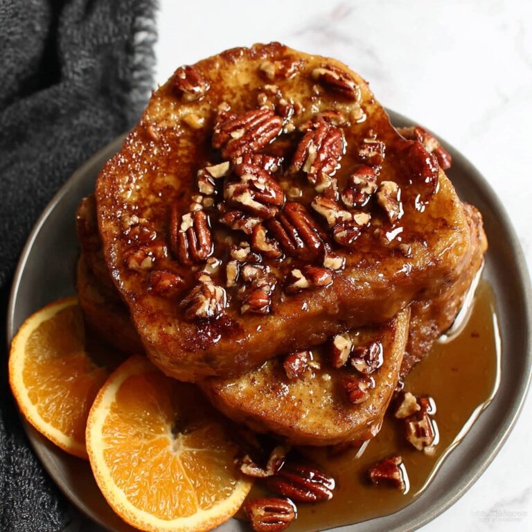 Caramel Pecan Brioche French Toast Recipe