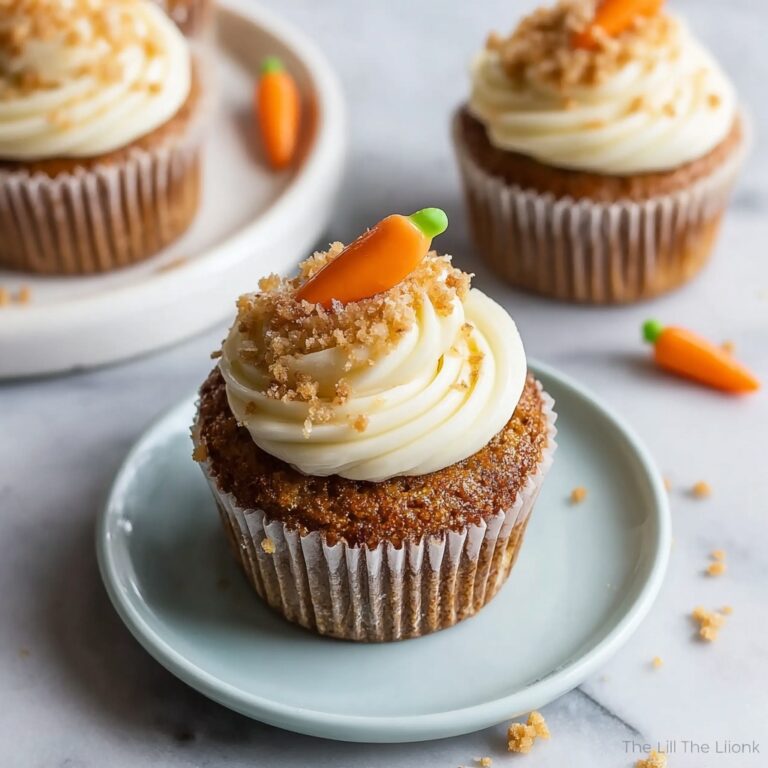 Easy Carrot Cake Cupcakes Recipe